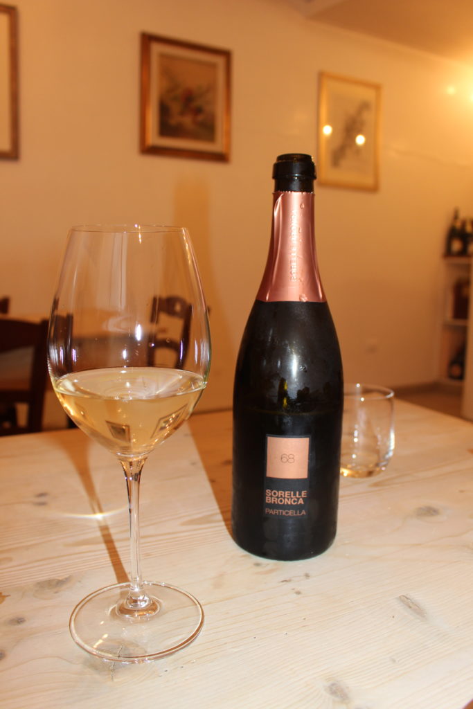 Flasche Prosecco vom Weingut Sorelle Bronca